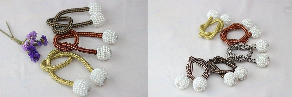 Pearl Magnetic Curtain Tieback – Color Options