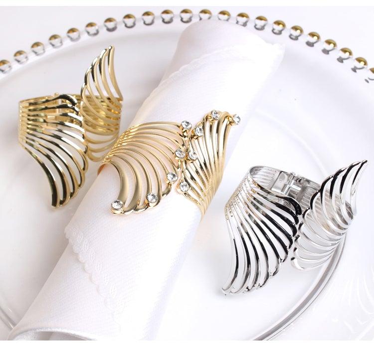 Decorative Metal Curtain Tieback Clip – Angel Wing & Modern Styles
