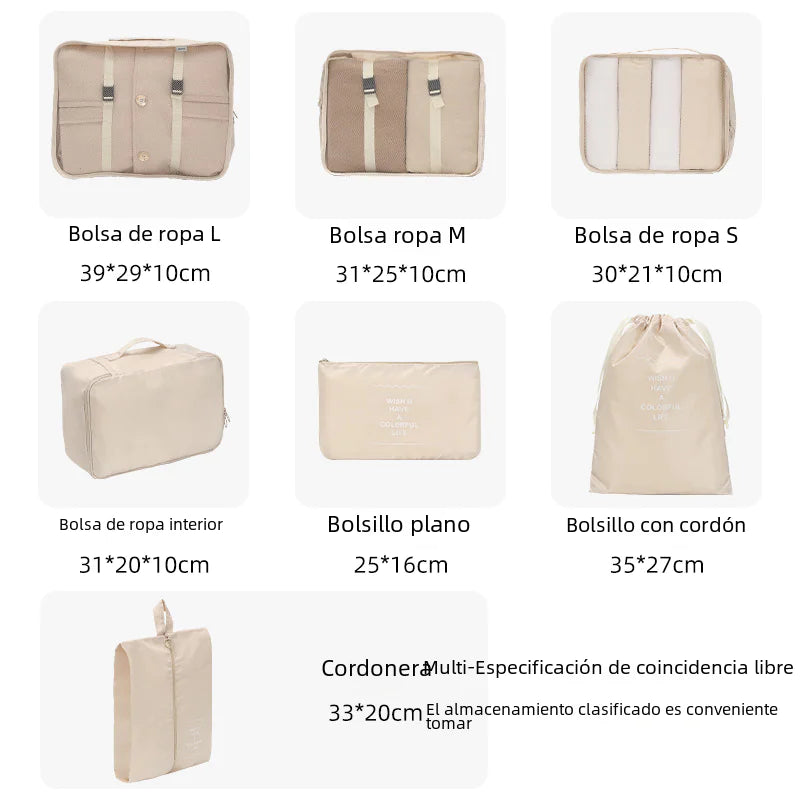 Travel Packing Cubes Set – 7 Piece