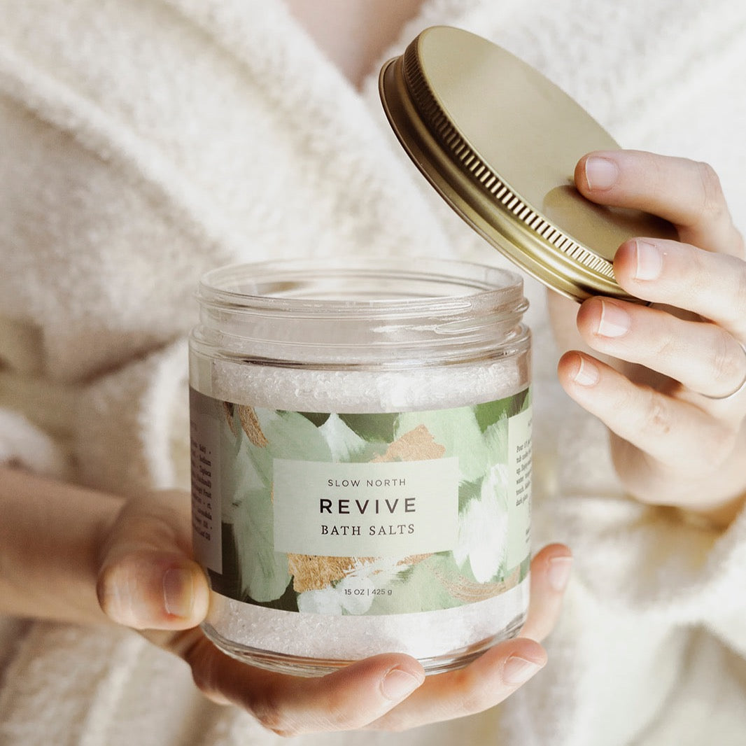 Revive Aromatherapy Bath Salts – Lavender, Orange & Herbal Blend