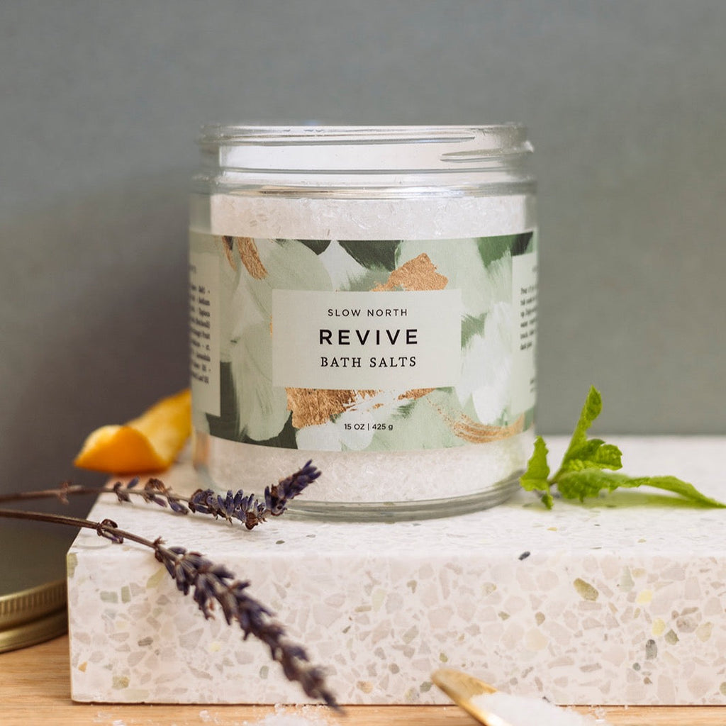 Revive Aromatherapy Bath Salts – Lavender, Orange & Herbal Blend