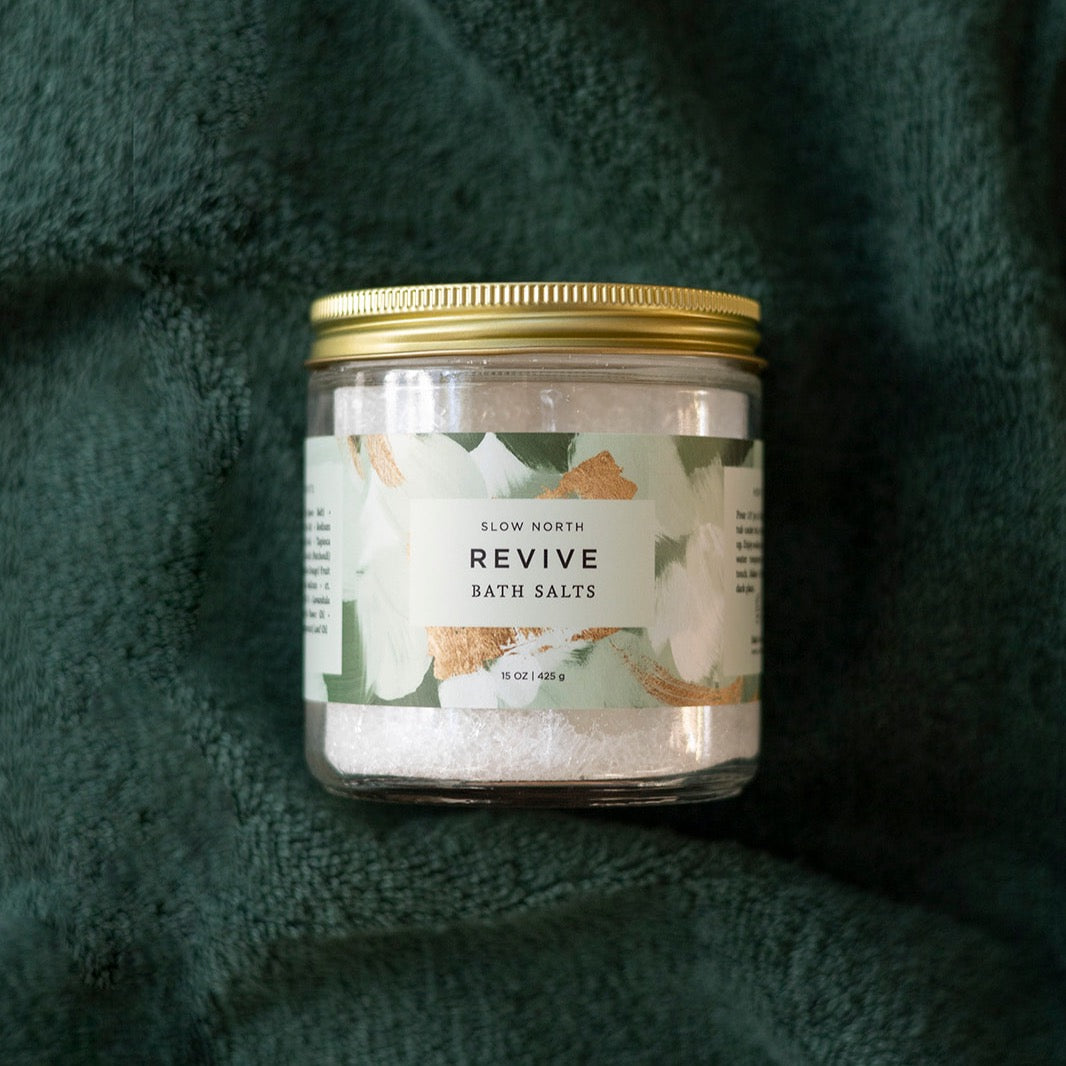 Revive Aromatherapy Bath Salts – Lavender, Orange & Herbal Blend