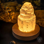 Selenite Cleansing Lamp – Natural Crystal Ambient Light
