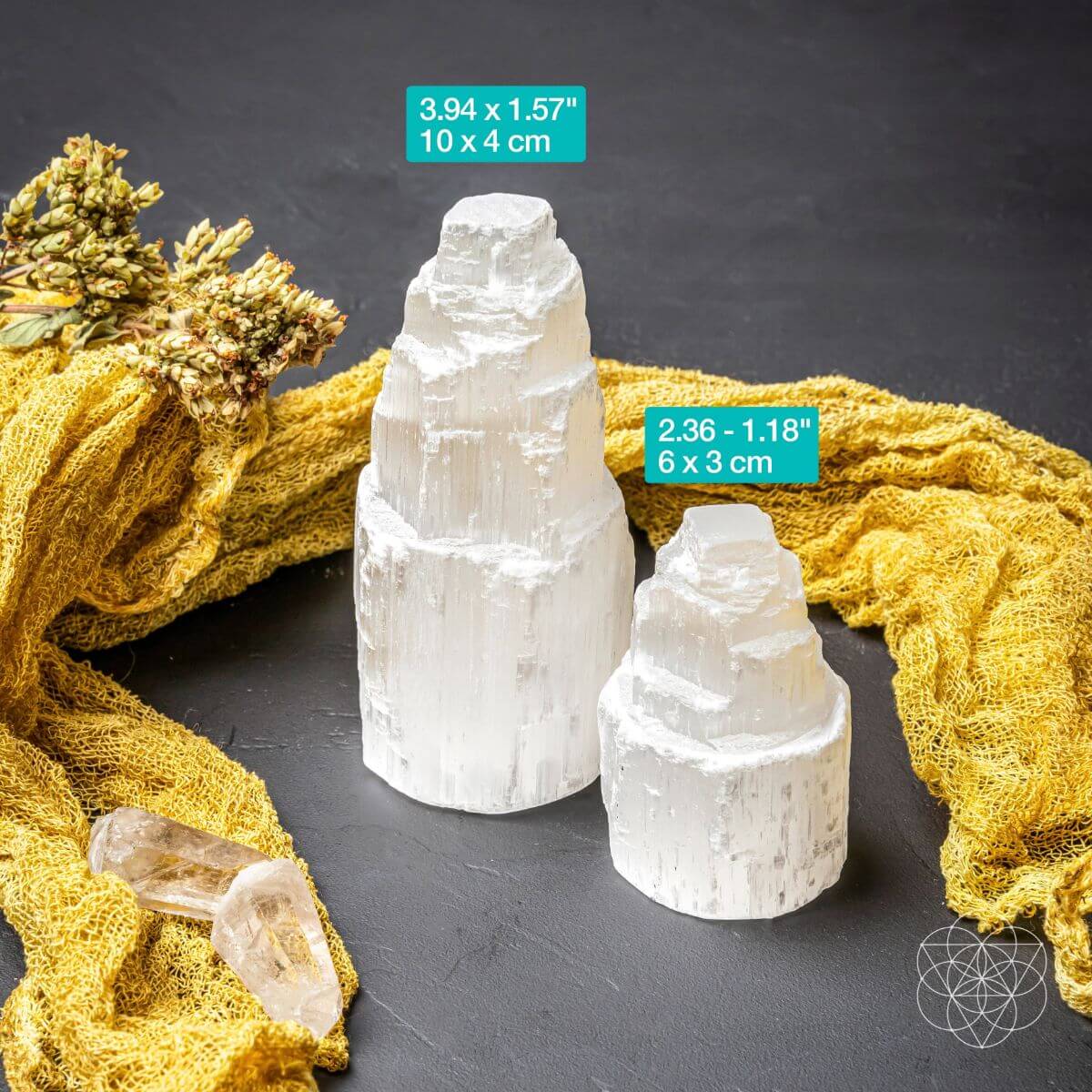 Selenite Cleansing Lamp – Natural Crystal Ambient Light