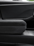 Suede Armrest Cover with Raised Pad & Tissue Holder – Tesla Model 3 Highland / Model Y Juniper