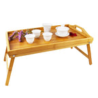 Bamboo Serving Tray with Handles – Heitcup