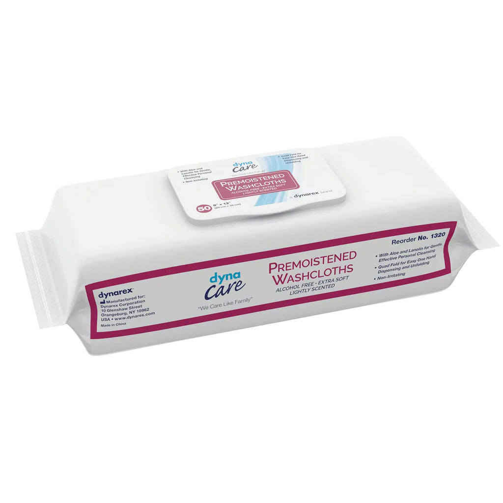 Dynarex 1320 Personal Cleansing Washcloth Pack of 50