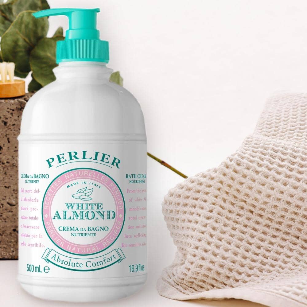 White Almond Bath & Shower Cream – 8.4 oz or 16.9 oz