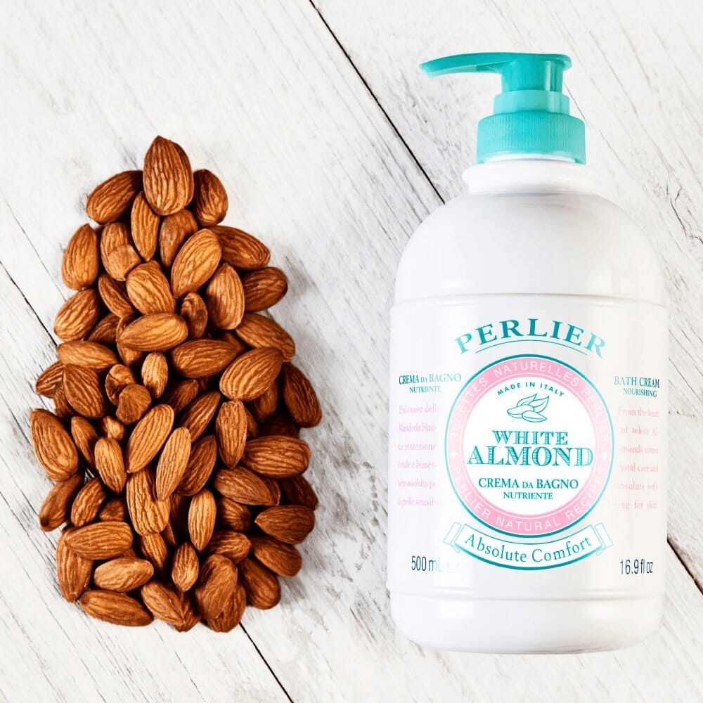White Almond Bath & Shower Cream – 8.4 oz or 16.9 oz