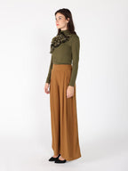 Wide Leg Solid Palazzo Flowy Pants