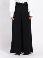 Wide Leg Solid Palazzo Flowy Pants