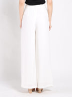 Wide Leg Solid Palazzo Flowy Pants