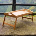 Bamboo Serving Tray with Handles – Heitcup