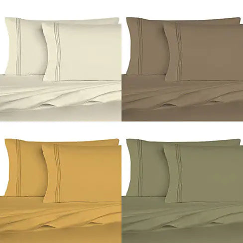6-Piece Microfiber Bed Sheet Set – The Good Living